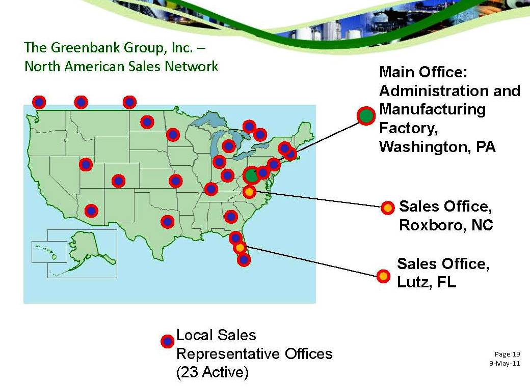 GGI North American Sales Network